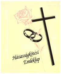 Házasságkötési emléklap